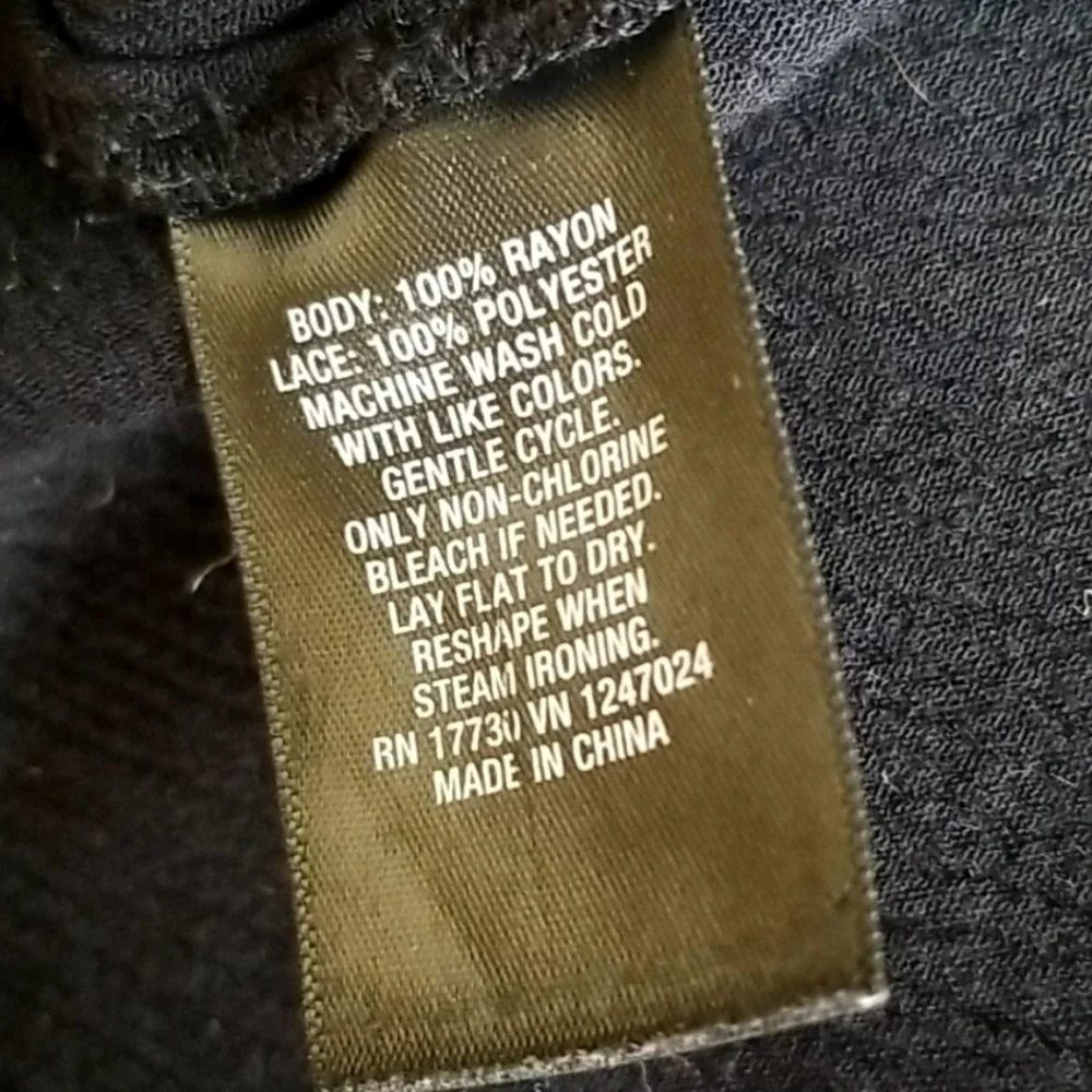 Mossimo Black Long Sleeve Bobo Type Top - Picture 8 of 8